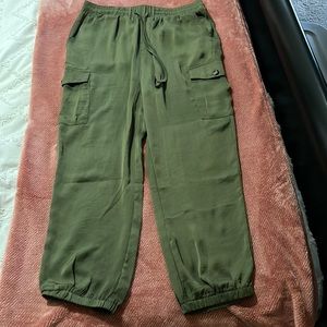 Mittoshop Silky Green Cargo Pants NWT